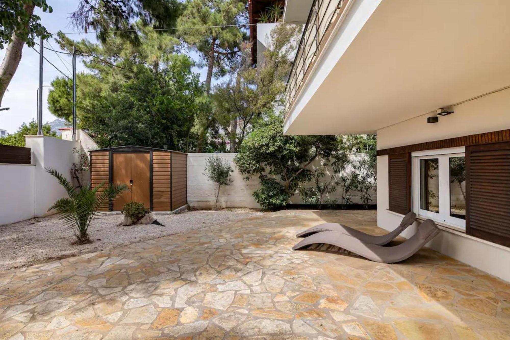 Rafia Loft Loutraki, Garden & Pool Table - Beach Extérieur photo